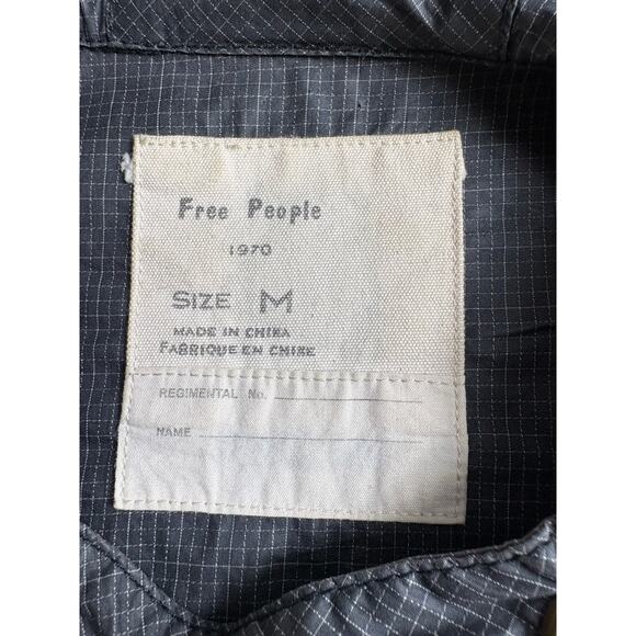 Free People Gray Hooded Jacket Rain - Picture 10 of 12